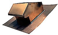 We stock and sell a variety of copper roof vents and copper ventilating dormers for roofs.