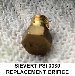 Sievert Portable Soldering Kit Orifices #53595