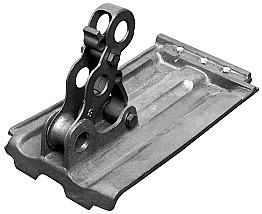 Fitrite #632 3-pipe bronze snow fence bracket for French Tile