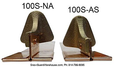Side by side comparison of the Mullane 100S-NA and the Mullane 100S-AS