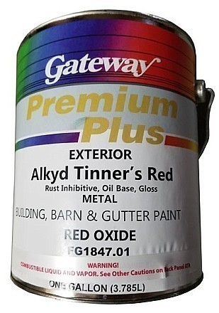 Paint for Roofers - Tinners Red - 4 Gallon Case