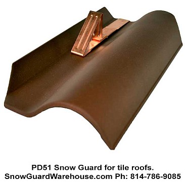 PD51 Snow Guard for Tile Roofs