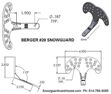 Berger #20 Snow Guard
