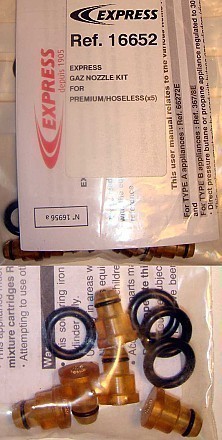 Express Gas Nozzle Kit Model 16652 for Premium and Hoseless Kits