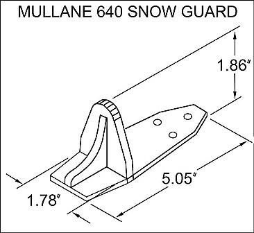 Mullane 640 Snow Boss Snow Guards