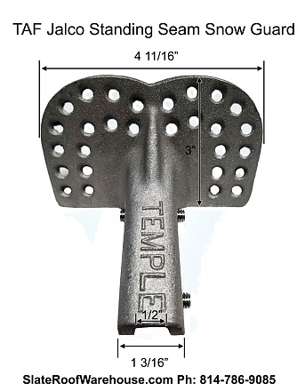 TAF Standing Seam Snow Guard
