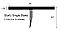20 inch Stortz Model 85A Straight Slaters Stake